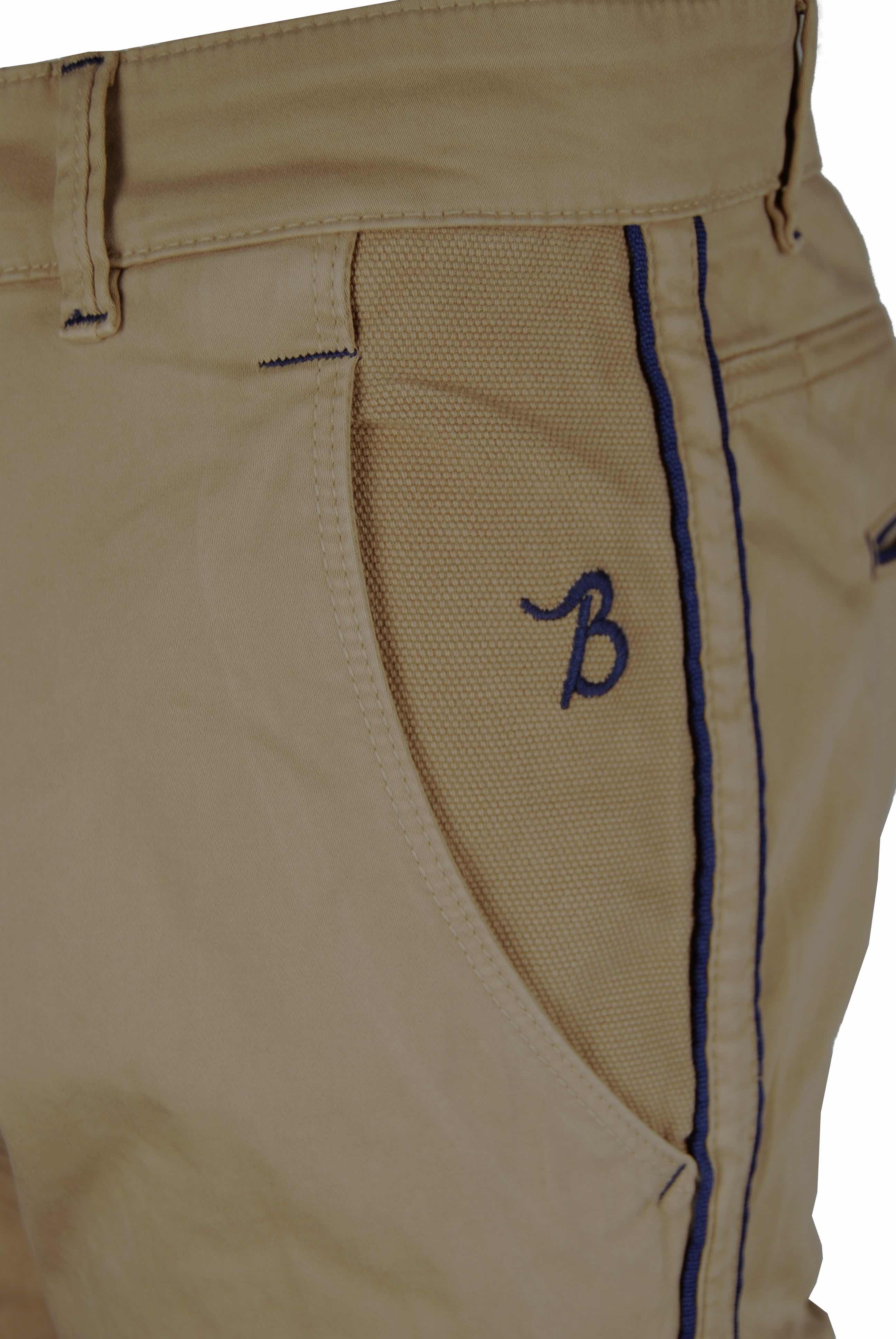 Barb'one Chino Hose, Farbe: "camel", made in Italy, Giorgio Capone Premium-Product